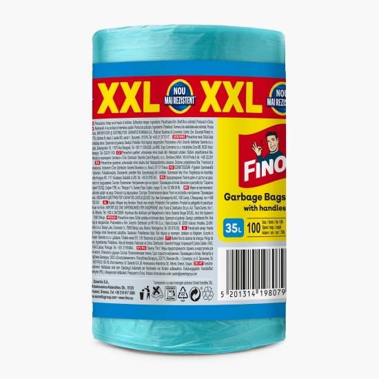 Saci menajeri cu mânere Tropical Fusion 35l, 100 buc