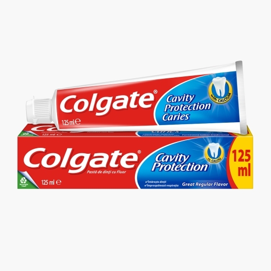 Pastă de dinți cu fluor Cavity Protection GRF, 125ml
