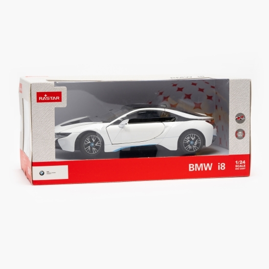 Mașinuță metalică Bmw I8 albă 3+ ani