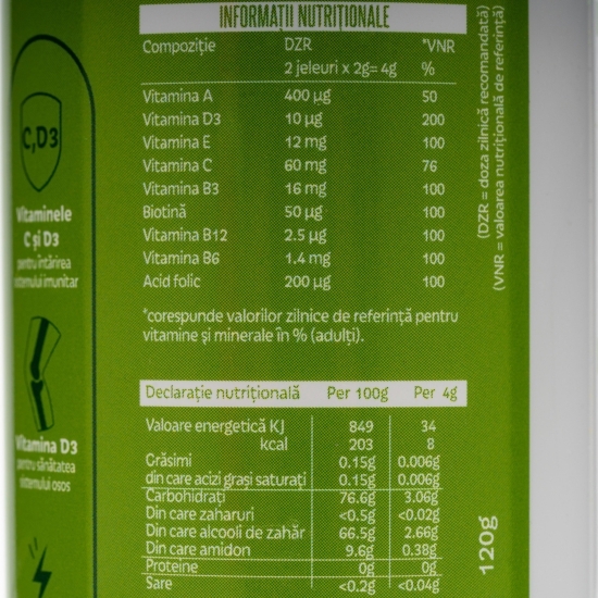 Jeleuri multivitamine echilibru zilnic 60 buc