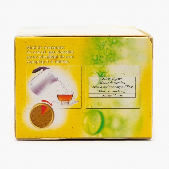 Ceai aromă lămâie și alte fructe 20 plicuri
