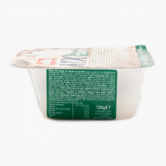 Iaurt Mix macadamia și steluțe cu ciocolată 130g