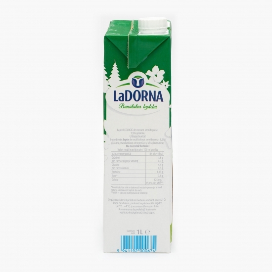 Lapte UHT eco 1.5% grăsime 1l