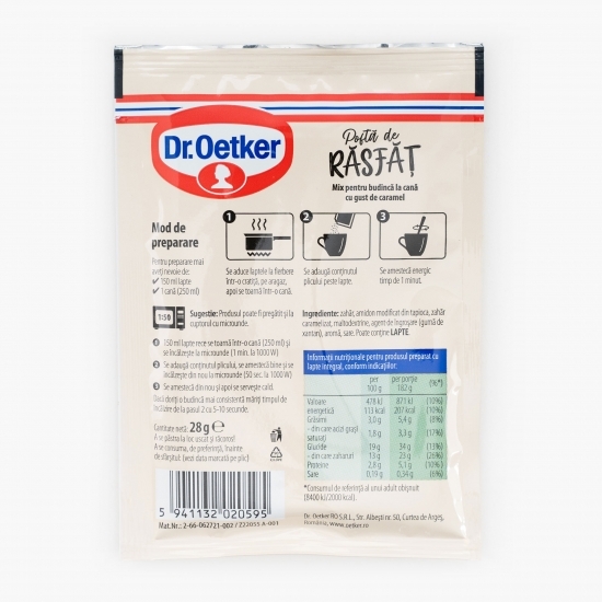 Mix pentru budincă cu gust de caramel 28g