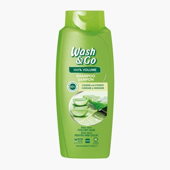 Șampon  pentru păr uscat, cu extract de Aloe Vera 675ml
