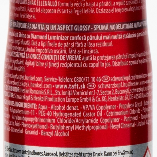 Spumă pentru păr Shine 200ml
