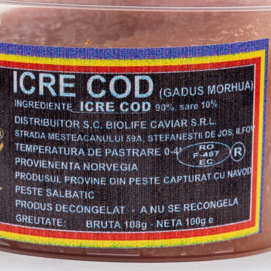 Icre de cod 100g