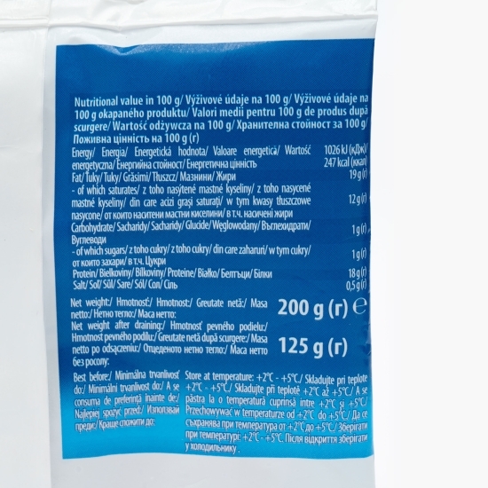 Brânză Mozzarella în saramură 125g