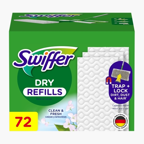 Rezerve lavete uscate pentru pardoseală Sweeper, 72 buc