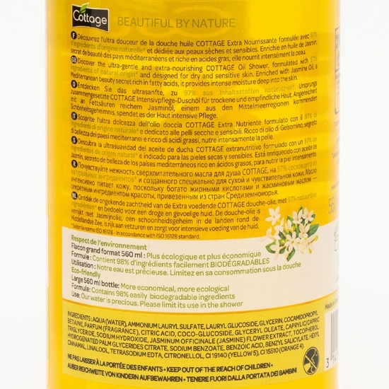 Ulei de duș nutritiv cu iasomie 560ml