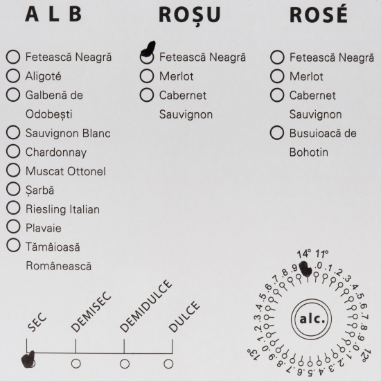 Vin roșu sec Fetească Neagră, 14.4%, bag in box 2l