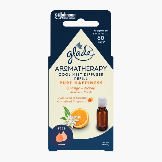 Rezervă difuzor de uleiuri esențiale Aromatherapy Pure Happiness 17.4ml
