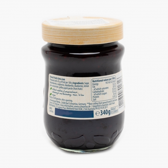 Dulceață extra de fructe de pădure 340g