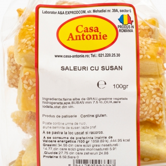 Saleuri cu susan 100g 