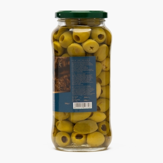 Măsline verzi fără sâmburi, 580g