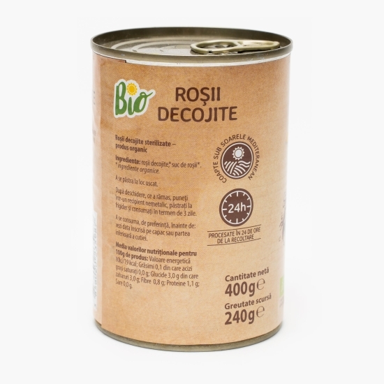 Roșii eco decojite 400g
