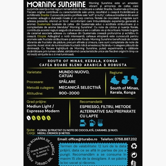 Signature Blends Morning Sunshine, 250g, cafea boabe