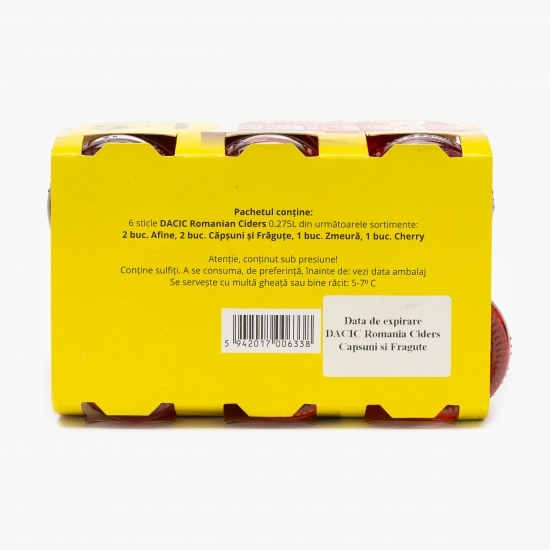 Pachet cidru din mere sticlă 6x0.275l