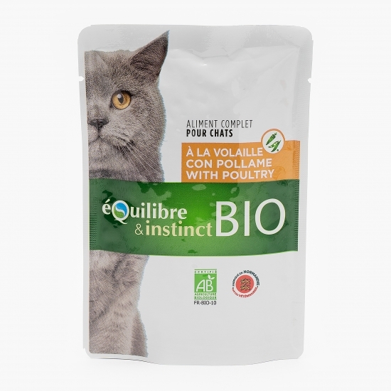 Hrană umedă pentru pisici, eco, 100g, pasăre