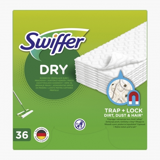 Rezerve lavete uscate pentru pardoseală Sweeper 36 buc