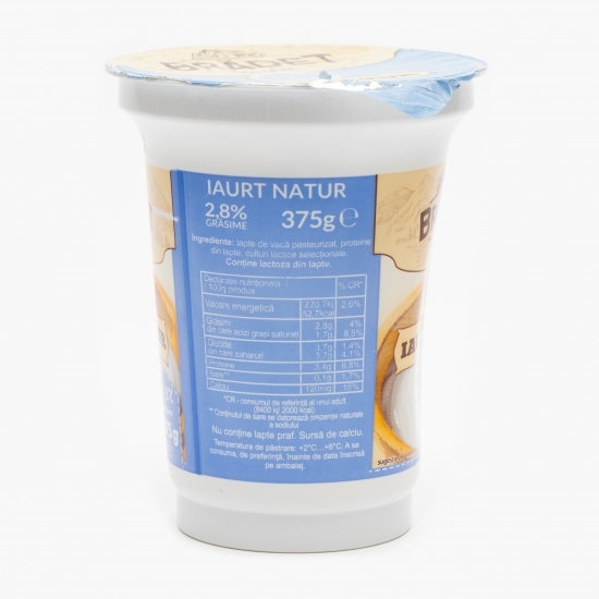 Iaurt natur 2.8% grăsime 375g