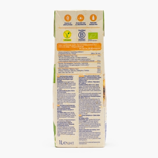 Băutură eco din soia cu aromă de vanilie 1l