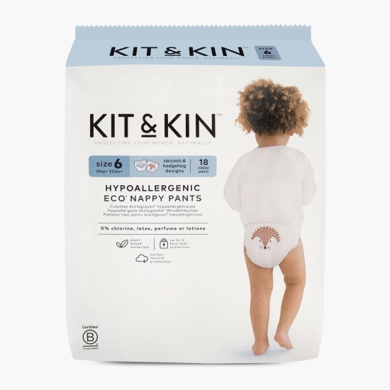 Scutece chiloțel eco, mărimea 6, 15kg+, 18 buc