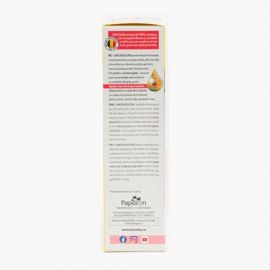 Vopsea permanentă pentru păr Ultra Max 11 gri reflex 200ml
