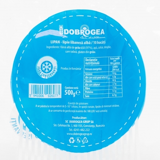 Lipie libaneză refrigerată 500g
