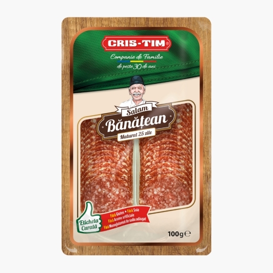 Salam Bănățean feliat 100g