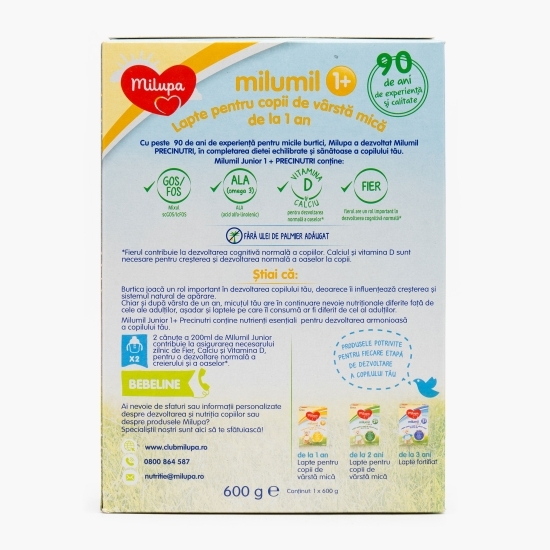 Formulă de lapte Junior, +1 an, 600g