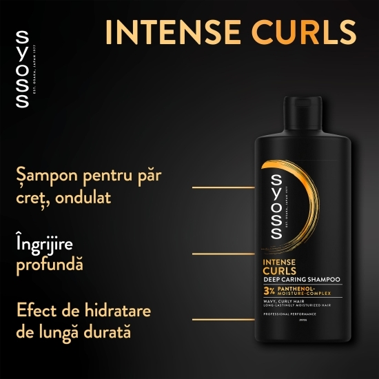Șampon Intense Curls&Waves pentru păr creț și ondulat 440ml