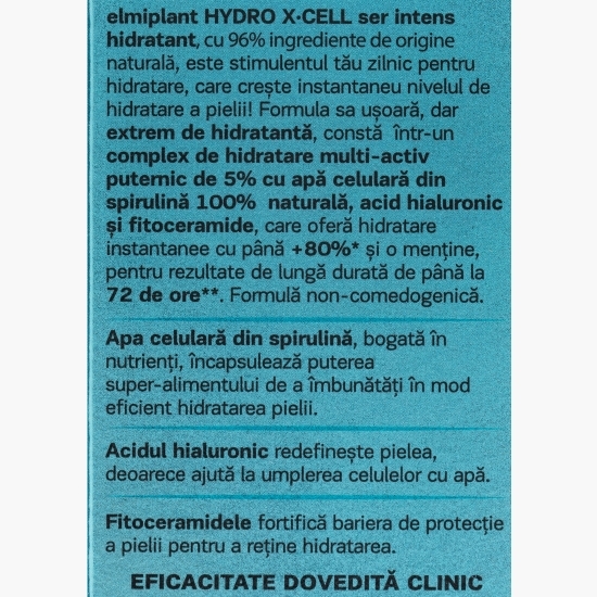 Ser pentru față hidratant Hydro X-Cell, 30g