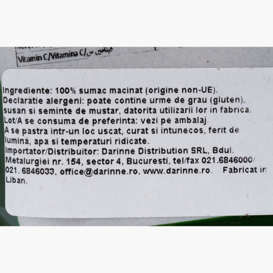 Sumac măcinat 50g