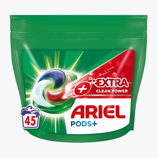 Detergent de rufe capsule All in One PODS +Extra Clean Power, 45 spălări
