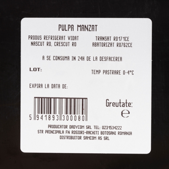 Pulpă mânzat 500g