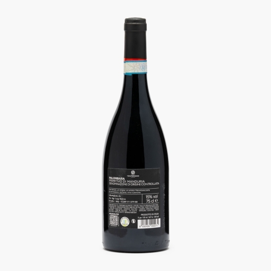 Vin roșu sec Palombara Primitivo Di Manduria D.O.P., 15%, 750ml