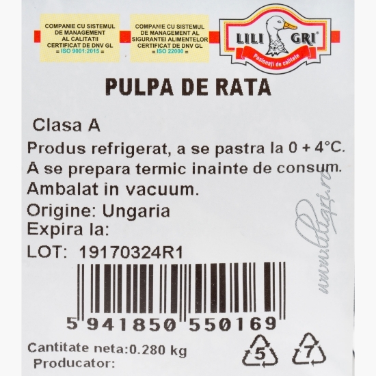 Pulpă de rață 280g