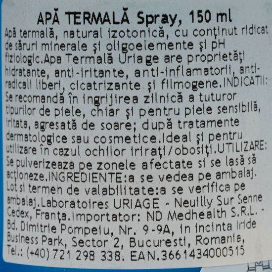 Spray hidratant, calmant și protector 150ml