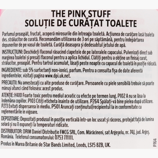 Gel curățare pentru vasul toaletei, 0.75l