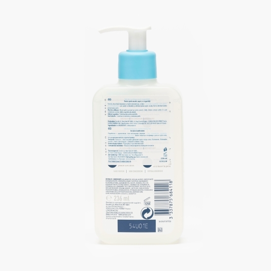 Gel de curățare exfoliant față și corp pentru pielea uscată sau aspră 236ml