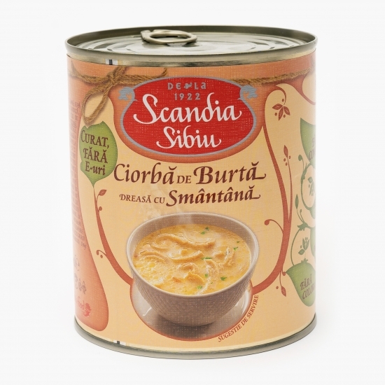 Ciorbă de burtă dreasă cu smântână 820g
