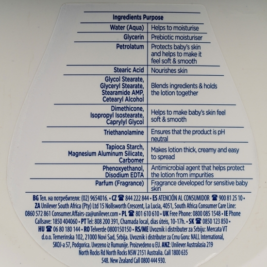 Loțiune corp pentru bebeluși Rich Moisture 200ml