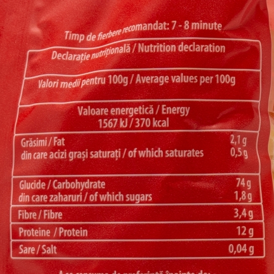 Paste făinoase cu ou - penne 400g