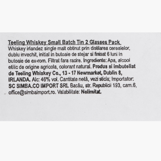 Blended Whiskey, 46%, Ireland, 0.7l + 2 pahare