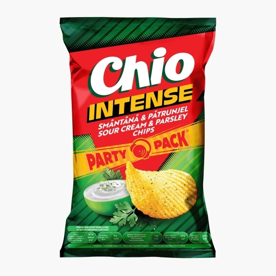 Chipsuri ondulate din cartofi cu gust de smântână și ierburi, Intense 190g