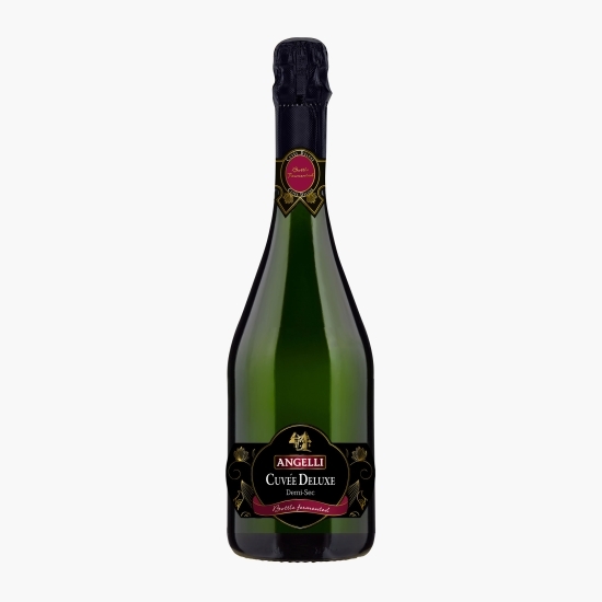 Vin spumant alb demisec Cuvée Deluxe, 12%, 0.75l