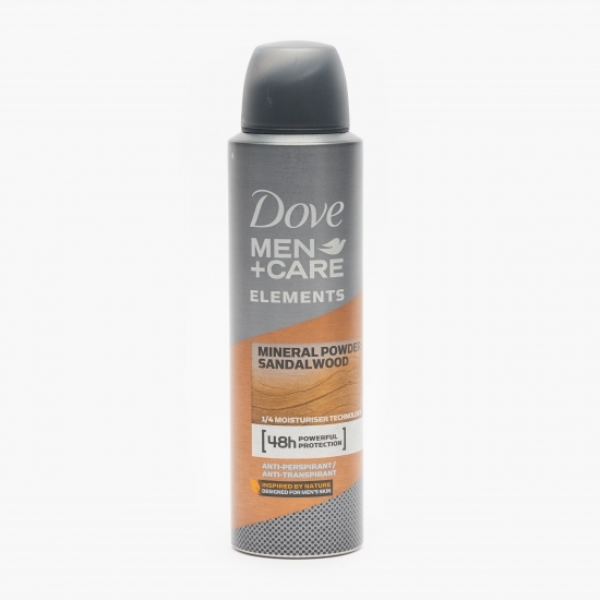 Antiperspirant pentru bărbați spray Men+Care Sandalwood 150ml