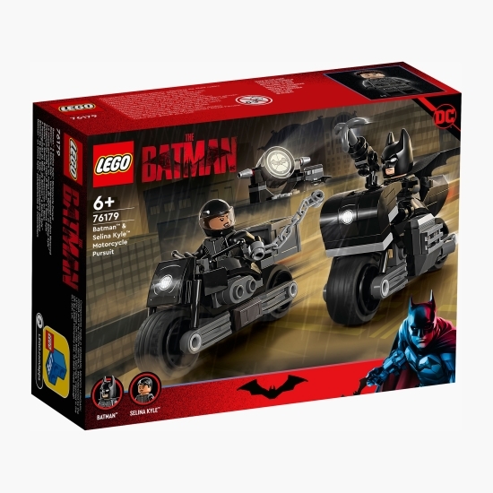 Urmărirea cu motocicleta Batman și Selina Kyle, 76179 The Batman, +6 ani