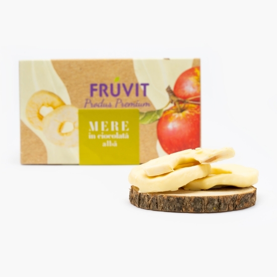 Mere în ciocolată albă 100g